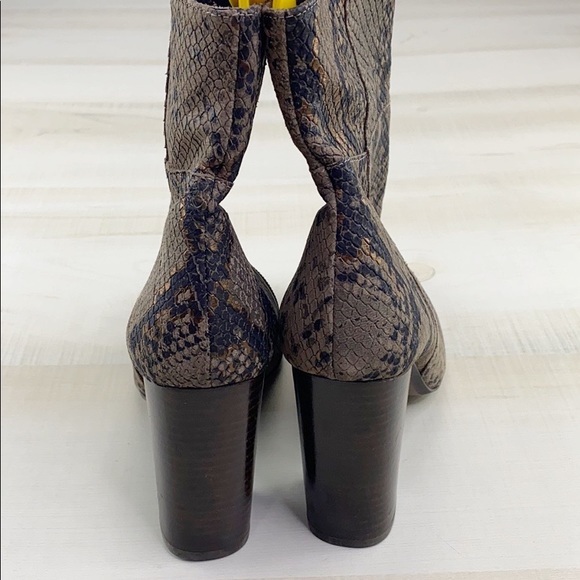 FREE PEOPLE Nolita Snake Embossed Leather Boot - Picture 7 of 13